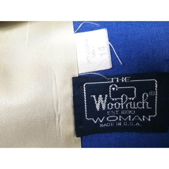 Woolrich Woman 2PC Skirt Suit Blue Career Plus 14 NWOT Never Worn Gold Buttons - Picture 5 of 5